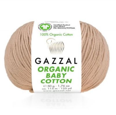 GAZZAL ORGANIC BABY COTTON  441 - 100% Хлопок 50 г/115 м